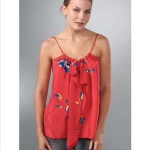 Whitley Kros Emma Top Bloom Print (100% Silk) SZ 0